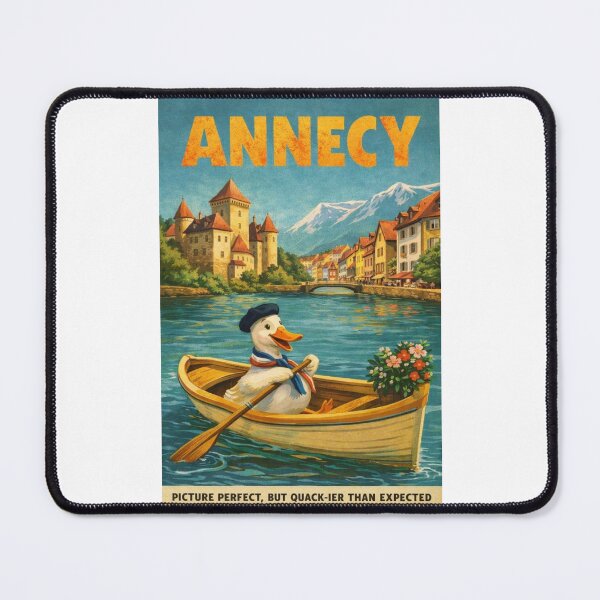 Item preview, Annecy Lakefront and Château d’Annecy Skyline in Haute-Savoie France designed and sold by Places On Earth.
