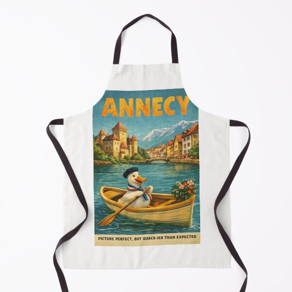 Item preview, Annecy Lakefront and Château d’Annecy Skyline in Haute-Savoie France designed and sold by Places On Earth.
