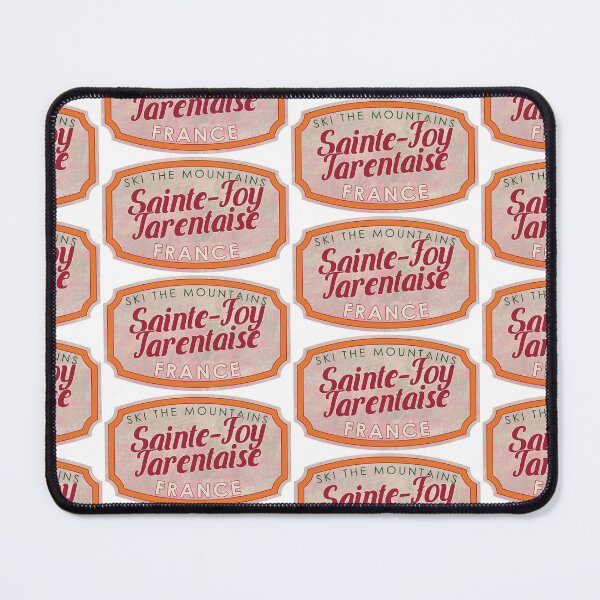 Item preview, Sainte-Foy Tarentaise, France, Ski, textured skiing badge designed and sold by Wanderful-roads.