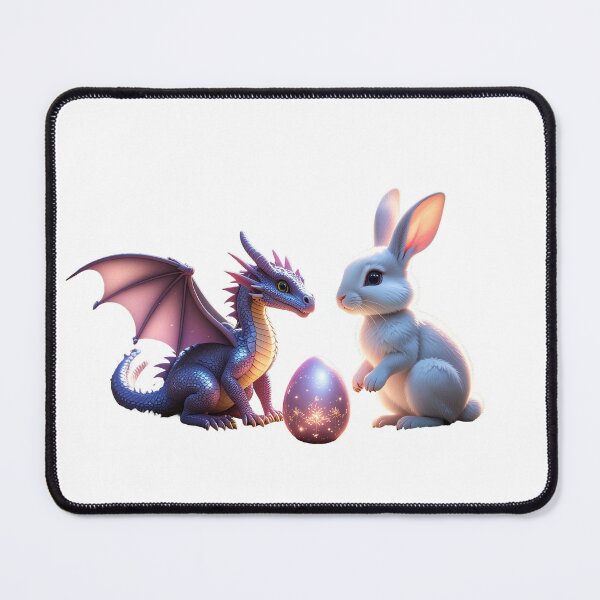 Item preview, Fantasy Easter Bunny & Magical Dragon – Sweet Mystical Design designed and sold by FehlingMedia.