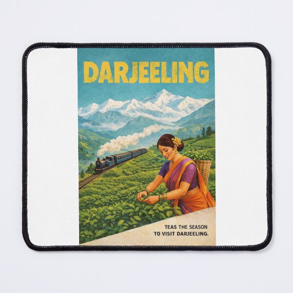 Item preview, Darjeeling Himalayan Railway and Kanchenjunga Tea Gardens in West Bengal India designed and sold by Places On Earth.