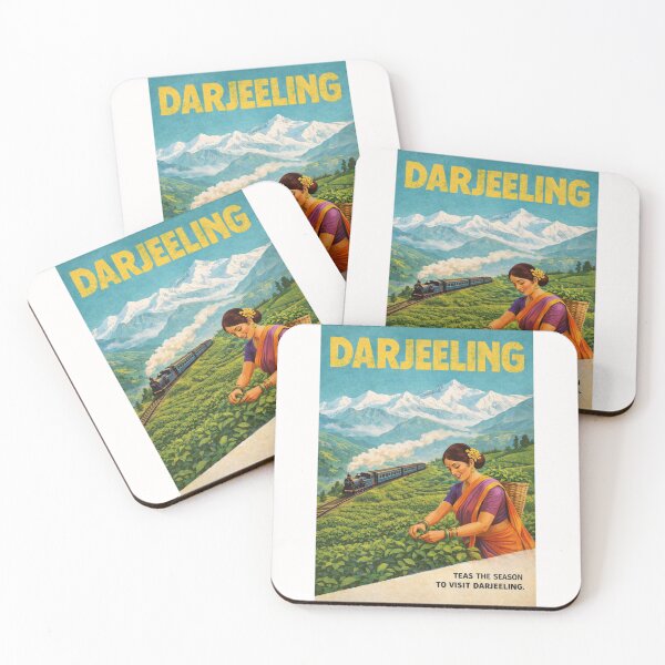 Item preview, Darjeeling Himalayan Railway and Kanchenjunga Tea Gardens in West Bengal India designed and sold by Places On Earth.