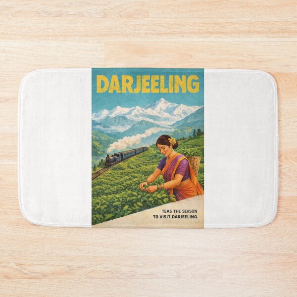 Item preview, Darjeeling Himalayan Railway and Kanchenjunga Tea Gardens in West Bengal India designed and sold by Places On Earth.