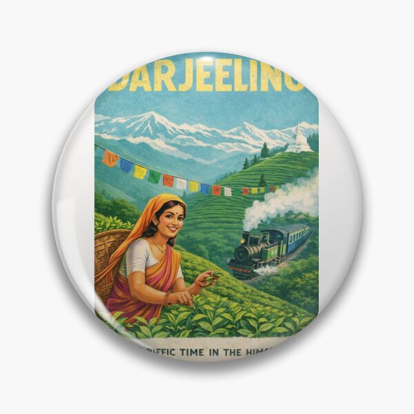 Item preview, Darjeeling Tea Gardens and Kanchenjunga Himalayan Landscape in West Bengal designed and sold by Places On Earth.