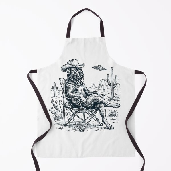 Item preview, Vintage Cane Corso Cowboy UFO Western Alien Dog Lover designed and sold by DoodleTortle.