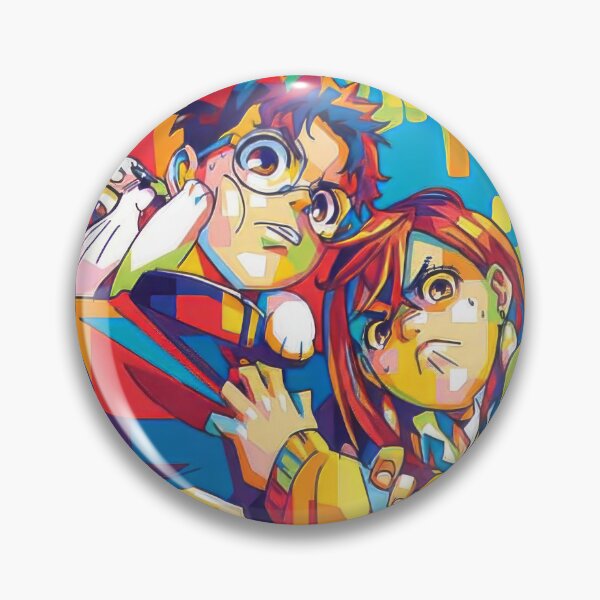 Item preview, Momo Ayase Okarun and Turbo Granny Pop Art designed and sold by sandrahofer-art.