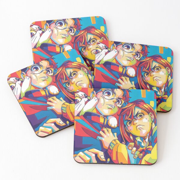 Item preview, Momo Ayase Okarun and Turbo Granny Pop Art designed and sold by sandrahofer-art.
