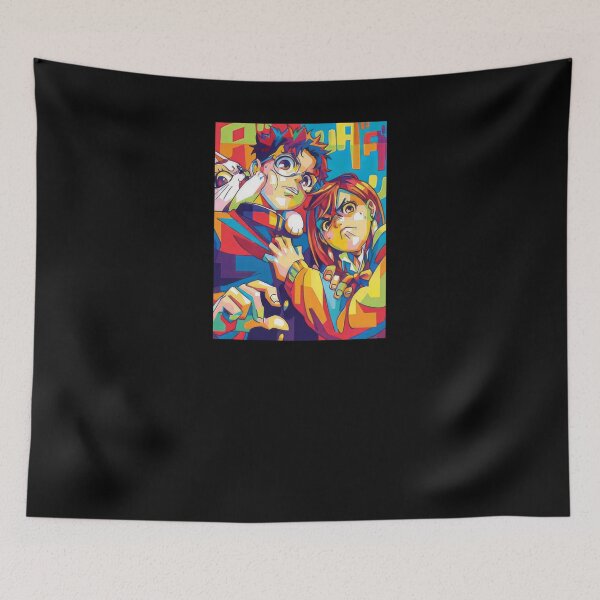 Item preview, Momo Ayase Okarun and Turbo Granny Pop Art designed and sold by sandrahofer-art.