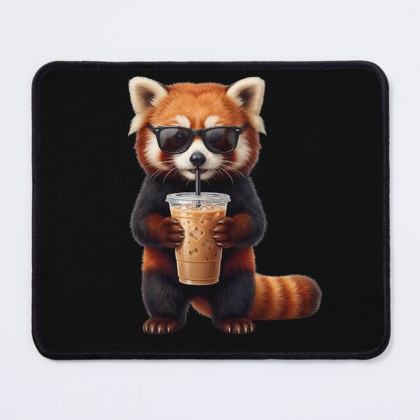 Item preview, Funny Red Panda Drinking Iced Coffee Meme Red Panda Lover designed and sold by TerryConnells.