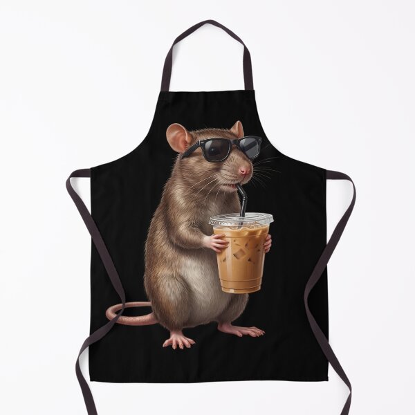Item preview, Funny Rat Drinking Iced Coffee Meme Rat Lover designed and sold by TerryConnells.