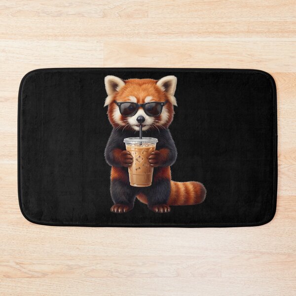 Item preview, Funny Red Panda Drinking Iced Coffee Meme Red Panda Lover designed and sold by TerryConnells.