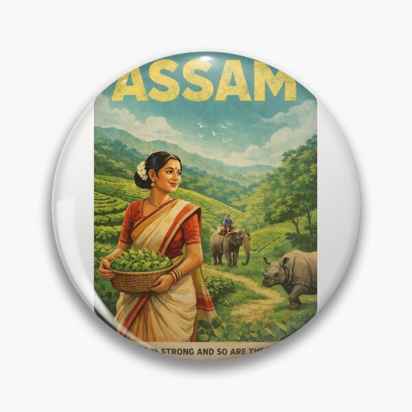 Artikelvorschau, Assam, das Brahmaputra-Tal und der Kaziranga-Nationalpark im Nordosten Indiens entworfen und verkauft von Places On Earth.