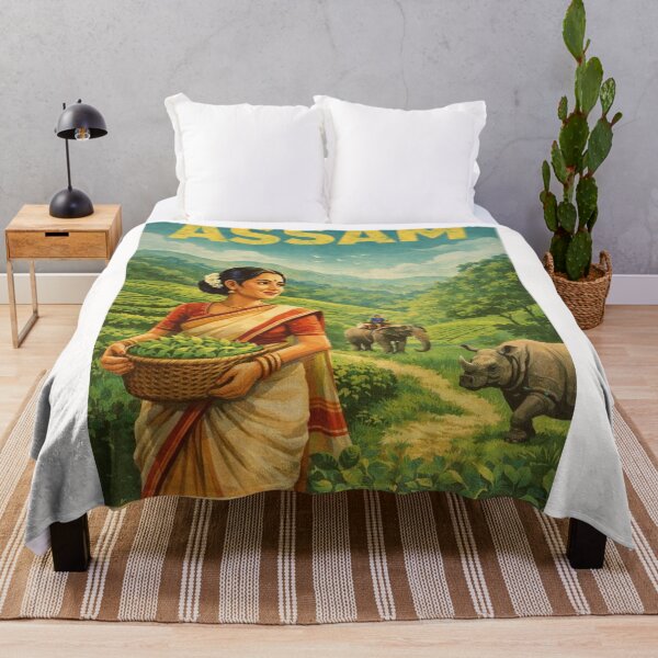 Item preview, Assam Brahmaputra Valley and Kaziranga National Park in Northeast India designed and sold by Places On Earth.