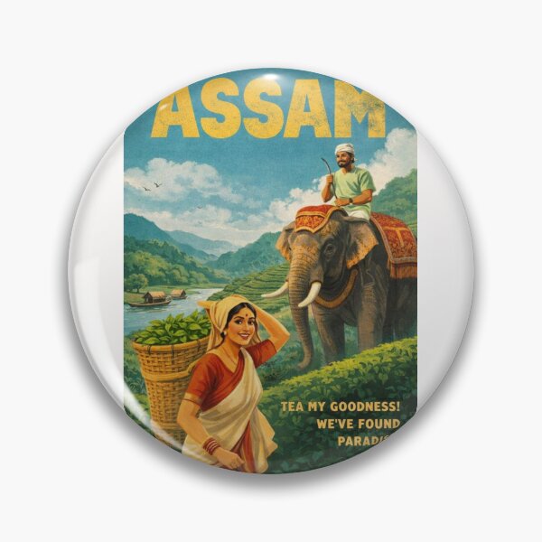 Item preview, Assam Brahmaputra Valley Tea Gardens and Kaziranga Landscape in Northeast India designed and sold by Places On Earth.