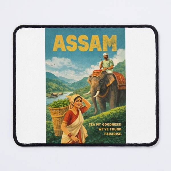Item preview, Assam Brahmaputra Valley Tea Gardens and Kaziranga Landscape in Northeast India designed and sold by Places On Earth.
