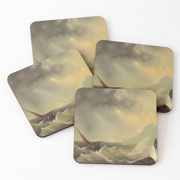 Item preview, Ship in stormy seas designed and sold by SharonTheFirst.
