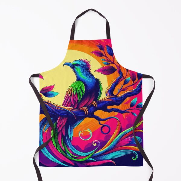 Item preview, Neon quetzal – Surreal Sunset Motif designed and sold by Dogandesighn.