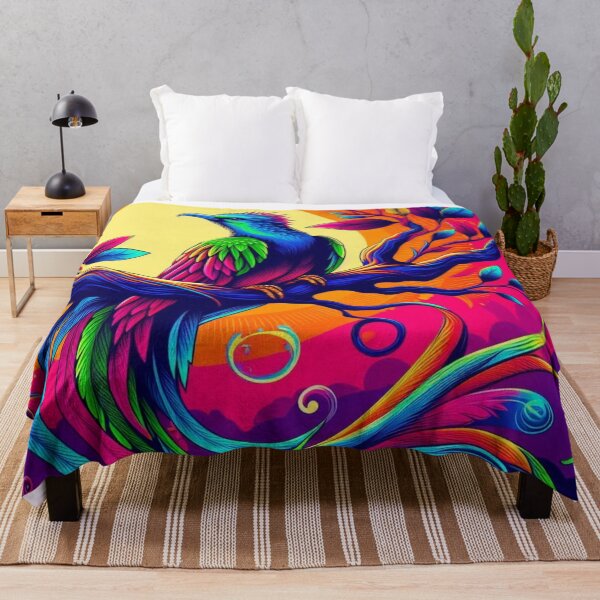 Item preview, Neon quetzal – Surreal Sunset Motif designed and sold by Dogandesighn.
