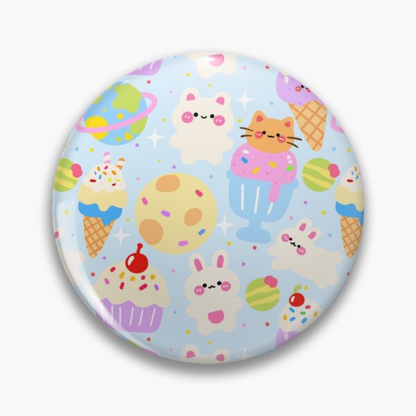 Item preview, Ice Cream Planet Party Seamless  designed and sold by KJackArtwork.