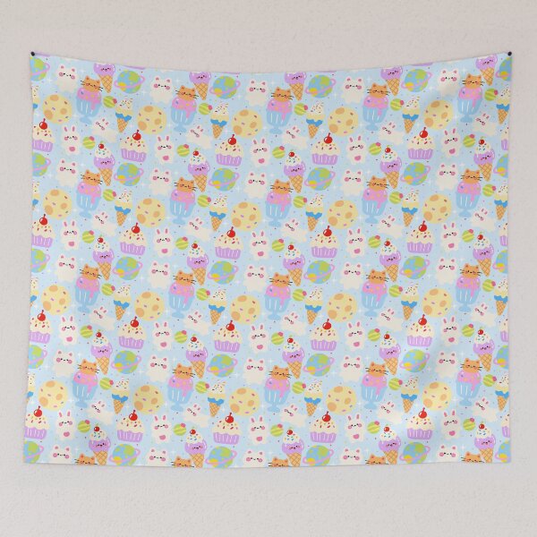 Item preview, Ice Cream Planet Party Seamless  designed and sold by KJackArtwork.