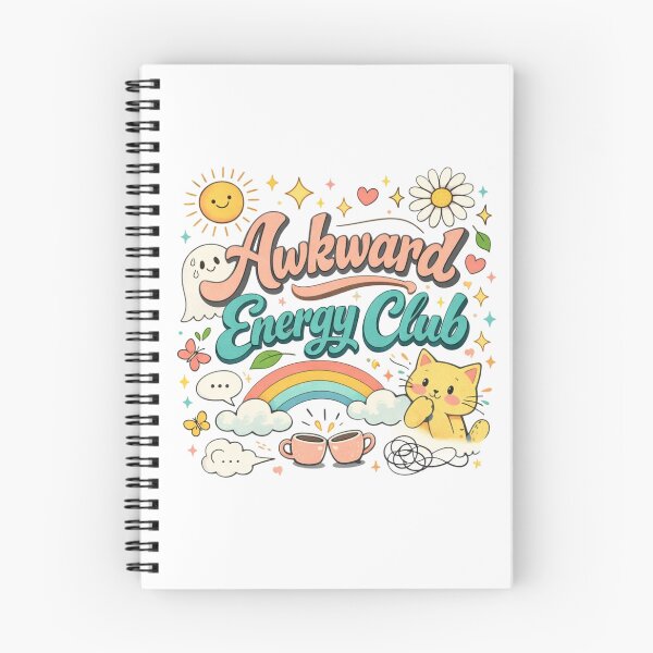 Item preview, Awkward Energy Club Cute Introvert Funny Quote Aesthetic Design designed and sold by Sanika arts .