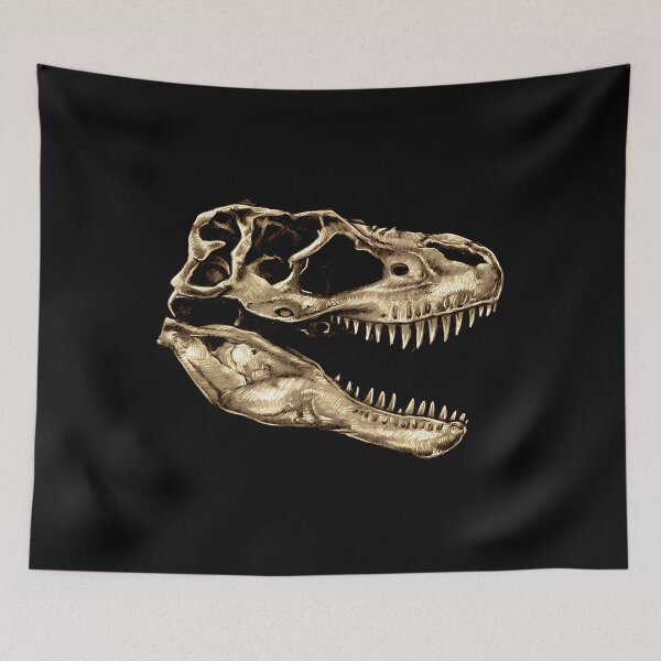 Item preview, Albertosaurus Dinosaur Skull Prehistoric Art designed and sold by ajxaovjq6.