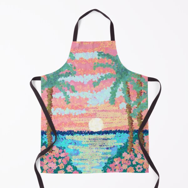 Item preview, Tropical Sunset- Pointillism Style designed and sold by PD-Coastal.