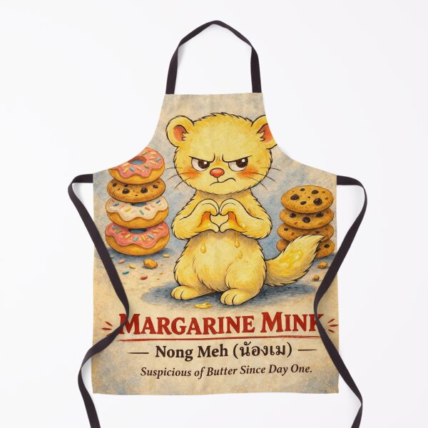 Item preview, Margarine Mink — Nong Meh (น้องเม) | Suspicious of Butter Since Day One designed and sold by Second Thought Studio.