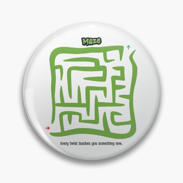 Item preview, Hand Drawn Maze Puzzle – Creative Labyrinth Design designed and sold by mcraft studio.