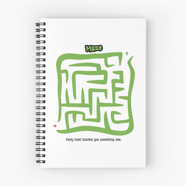 Item preview, Hand Drawn Maze Puzzle – Creative Labyrinth Design designed and sold by mcraft studio.