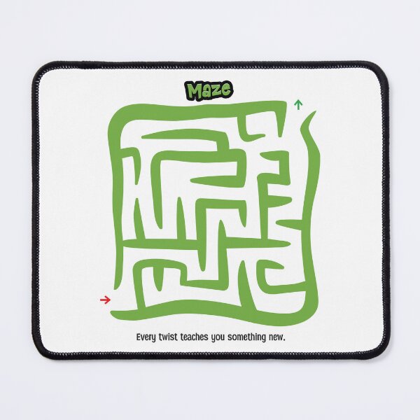 Item preview, Hand Drawn Maze Puzzle – Creative Labyrinth Design designed and sold by mcraft studio.