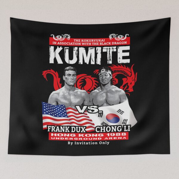 Item preview, Frank Dux contra Chong Li designed and sold by TeeInfinityShop.