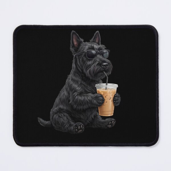 Item preview, Funny Scottish Terrier Drinking Iced Coffee Meme Dog Lover designed and sold by TerryConnells.