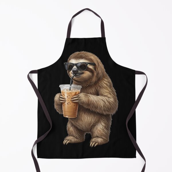 Item preview, Funny Sloth Drinking Iced Coffee Meme Sloth Lover designed and sold by TerryConnells.
