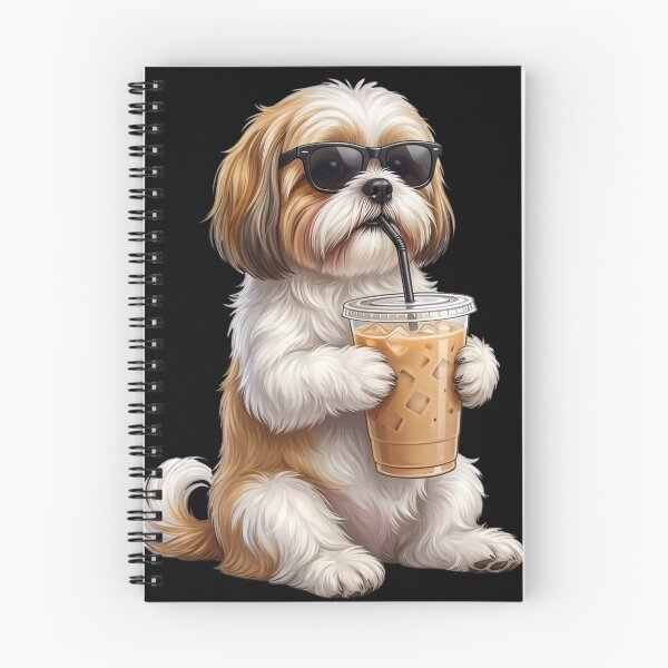 Item preview, Funny Shih Tzu Drinking Iced Coffee Meme Dog Lover designed and sold by TerryConnells.
