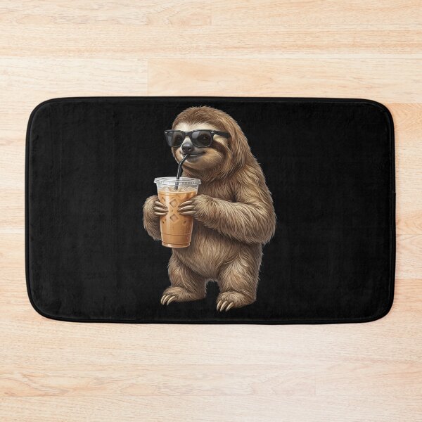Item preview, Funny Sloth Drinking Iced Coffee Meme Sloth Lover designed and sold by TerryConnells.