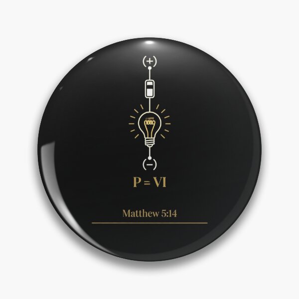 Item preview, P = VI | Light of the World | Matthew 5:14 | Christian STEM Shirt designed and sold by ALTARandANTHEM.