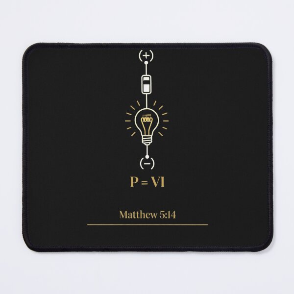 Item preview, P = VI | Light of the World | Matthew 5:14 | Christian STEM Shirt designed and sold by ALTARandANTHEM.