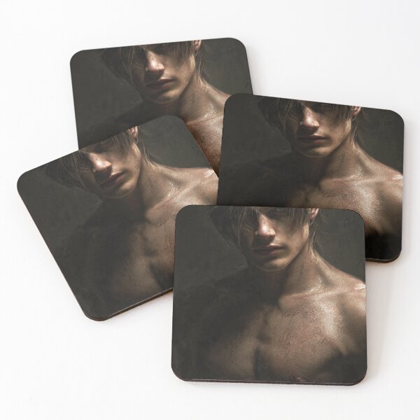 Item preview, Leon Kennedy Shirtless Portrait Sticker – Resident Evil 4 Fan Art designed and sold by AENAcharms.