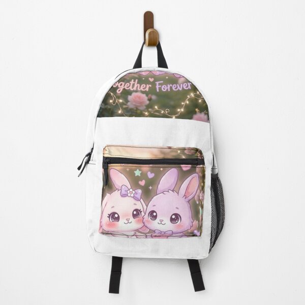 Item preview, Cute Kawaii Bunny Couple Love You – Together Forever Valentine Rabbit Aesthetic Design designed and sold by Velmora Studio.