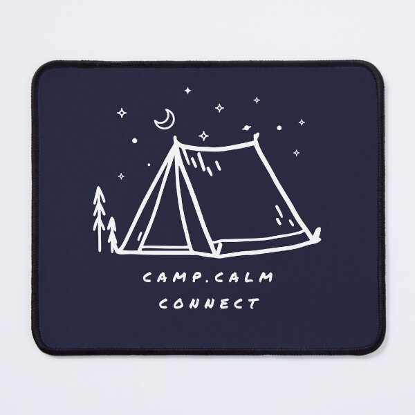Artikelvorschau, Camp Calm Connect Campingzelt – Minimalistisches Camping- und Naturdesign entworfen und verkauft von Slow Vibes Designs.