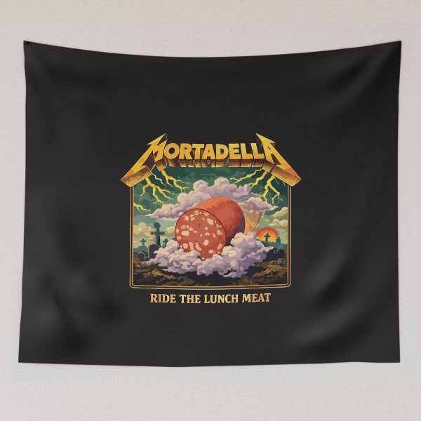 Item preview, Mortadella Ride The Lunch Meat Funny Italian Food Humor designed and sold by kiralynstration.