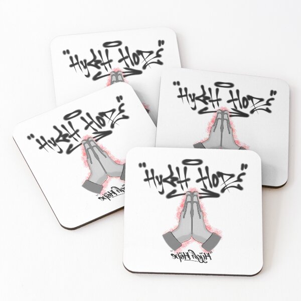 Item preview, High Hope Urban Graffiti Praying Hands designed and sold by LeneWUArt.