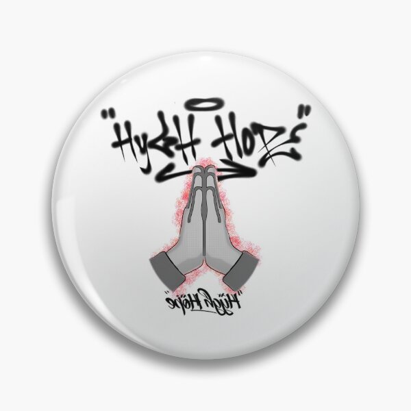Item preview, High Hope Urban Graffiti Praying Hands designed and sold by LeneWUArt.