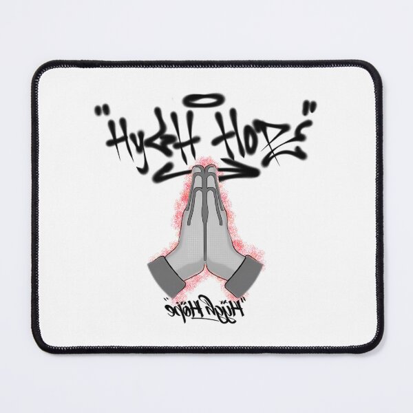 Item preview, High Hope Urban Graffiti Praying Hands designed and sold by LeneWUArt.