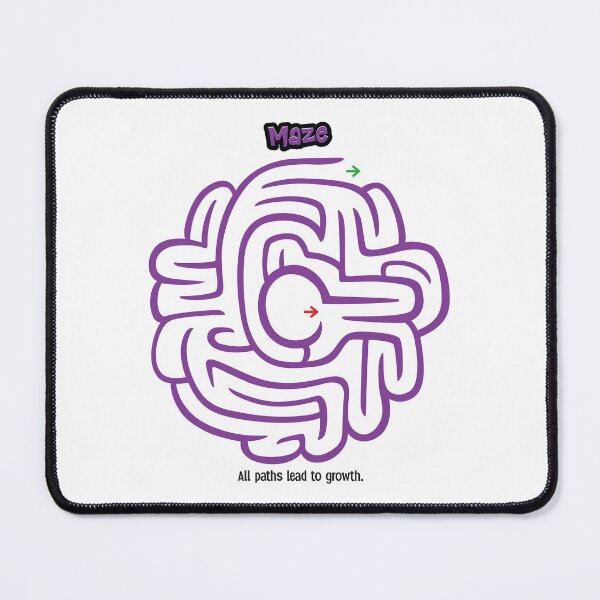 Item preview, Spiral Center Maze – Circular Puzzle Labyrinth designed and sold by mcraft studio.