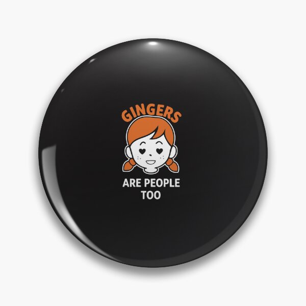 Item preview, Gingers Are People Too Funny Redhead Humor Retro designed and sold by kiralynstration.