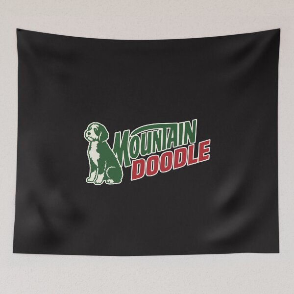 Item preview, Mountain Doodle Dog Lover Vintage Retro Outdoor Hiking designed and sold by kiralynstration.