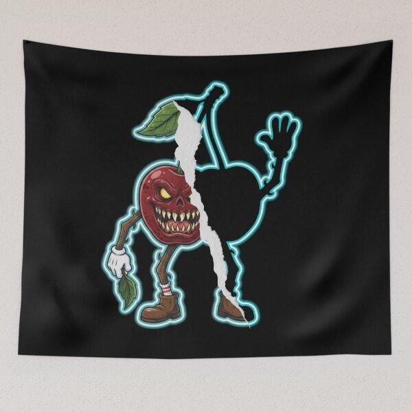 Item preview, The Forbidden Cherries - Vintage Monster Cartoon Style designed and sold by MBBialyPiksel.