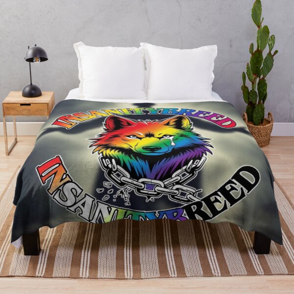 Item preview, Rainbow Alpha Wolf (Generative Art) - Freedom Spirit Tee designed and sold by INSANITYBREED.